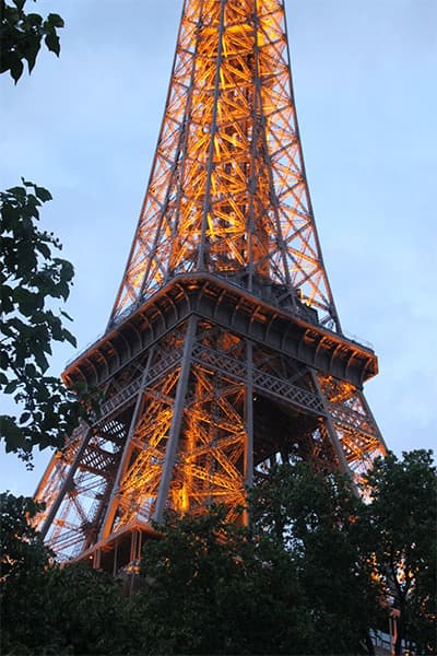 The Eiffel Tower, Paris.