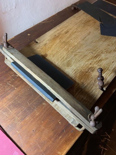 Book in process of repair